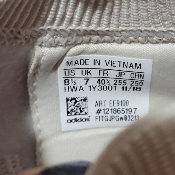 Ladies ADIDAS CLOUDFOAM Size 8.5 Rose Gold - Picture 6 of 8